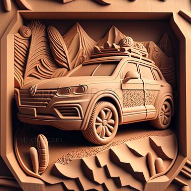 3D model Volkswagen Touareg (STL)